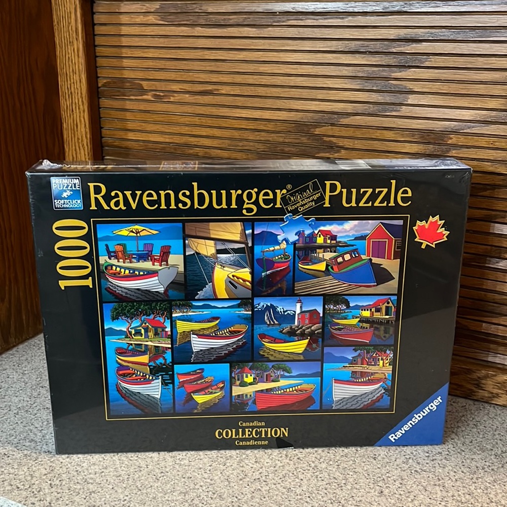Incomplete Ravensburger Puzzle Canadian Collection 1000 Piece No. 168347